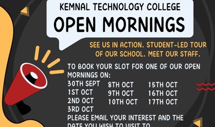 KTC Open Mornings 2024