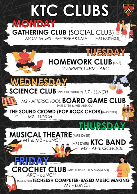 KTC Clubs Poster