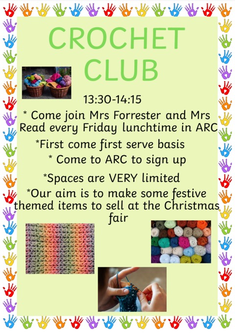 Crochet Club Poster