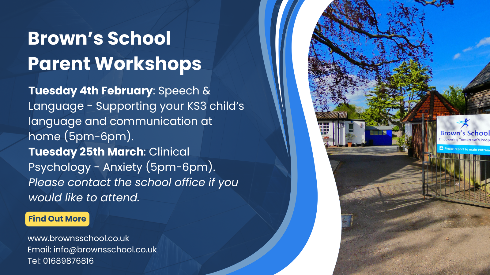 Parent Workshop Leaflet   Spring 2025