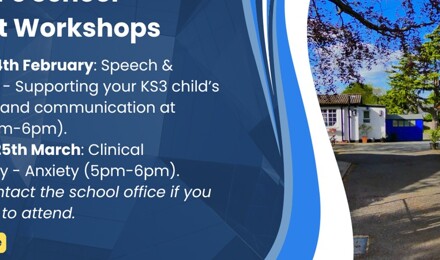 Parent Workshop Leaflet   Spring 2025