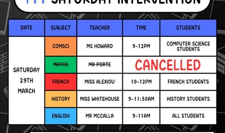 Y11 Saturday Intervention (2)