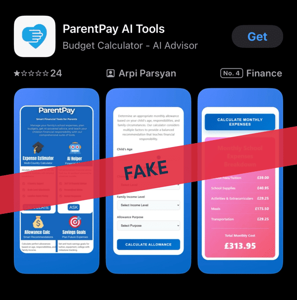 ParentPay False App